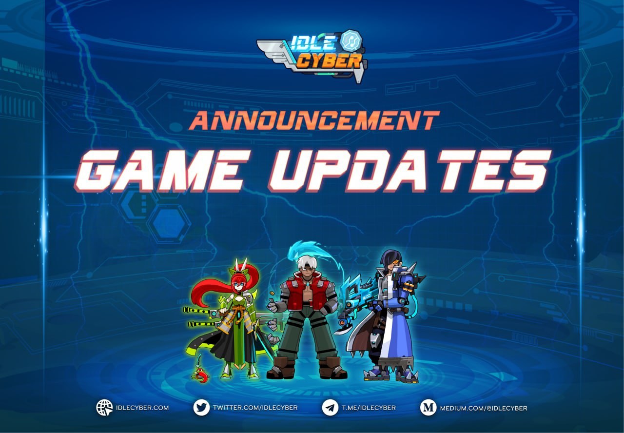 ANNOUNCEMENT: GAME UPDATE